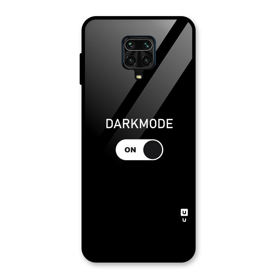 My Darkmode On Glass Back Case for Redmi Note 9 Pro