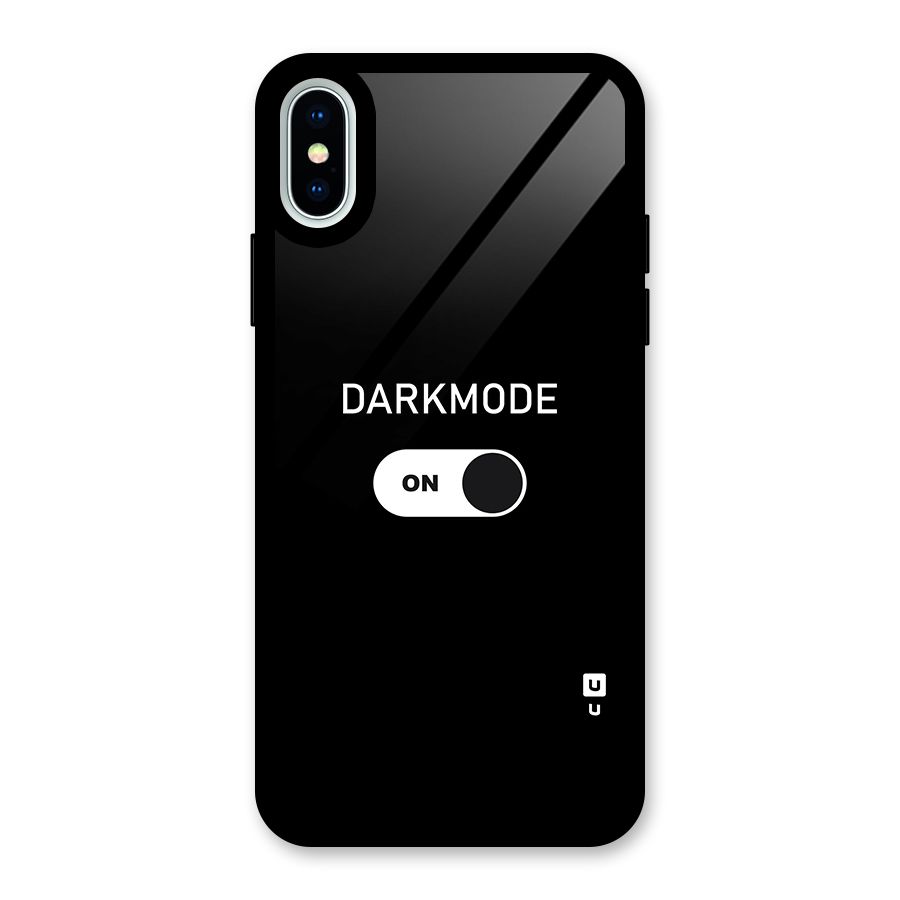 My Darkmode On Glass Back Case for iPhone XS