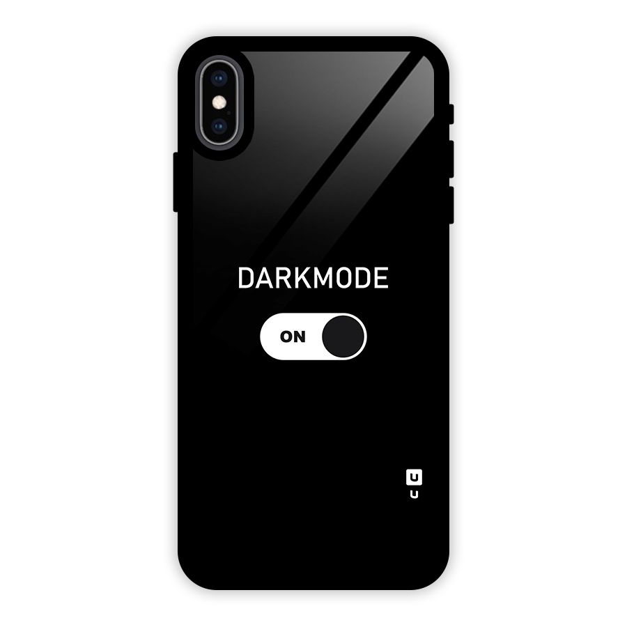 My Darkmode On Glass Back Case for iPhone XS Max