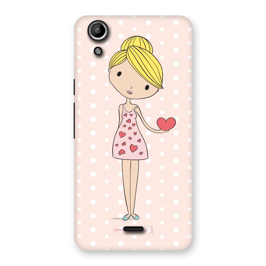 My Innocent Heart Back Case for Micromax Canvas Selfie Lens Q345