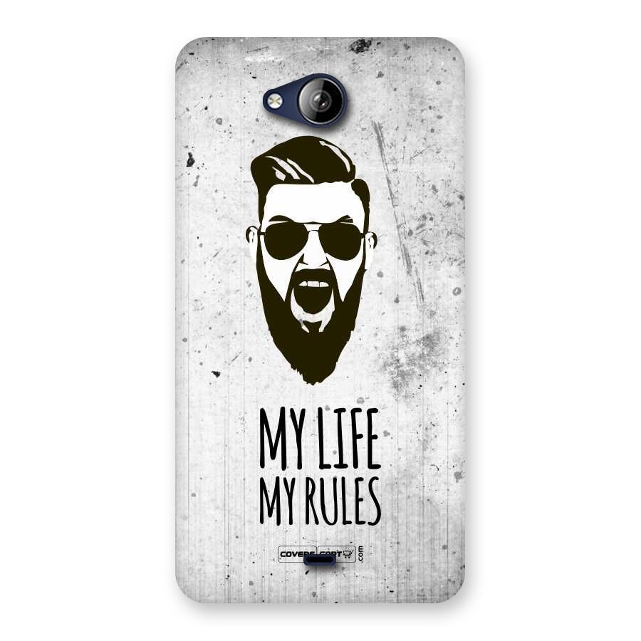 My Life My Rules Back Case for Canvas Play Q355