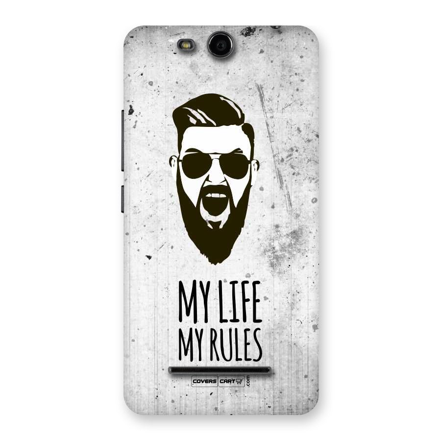 My Life My Rules Back Case for Micromax Canvas Juice 3 Q392
