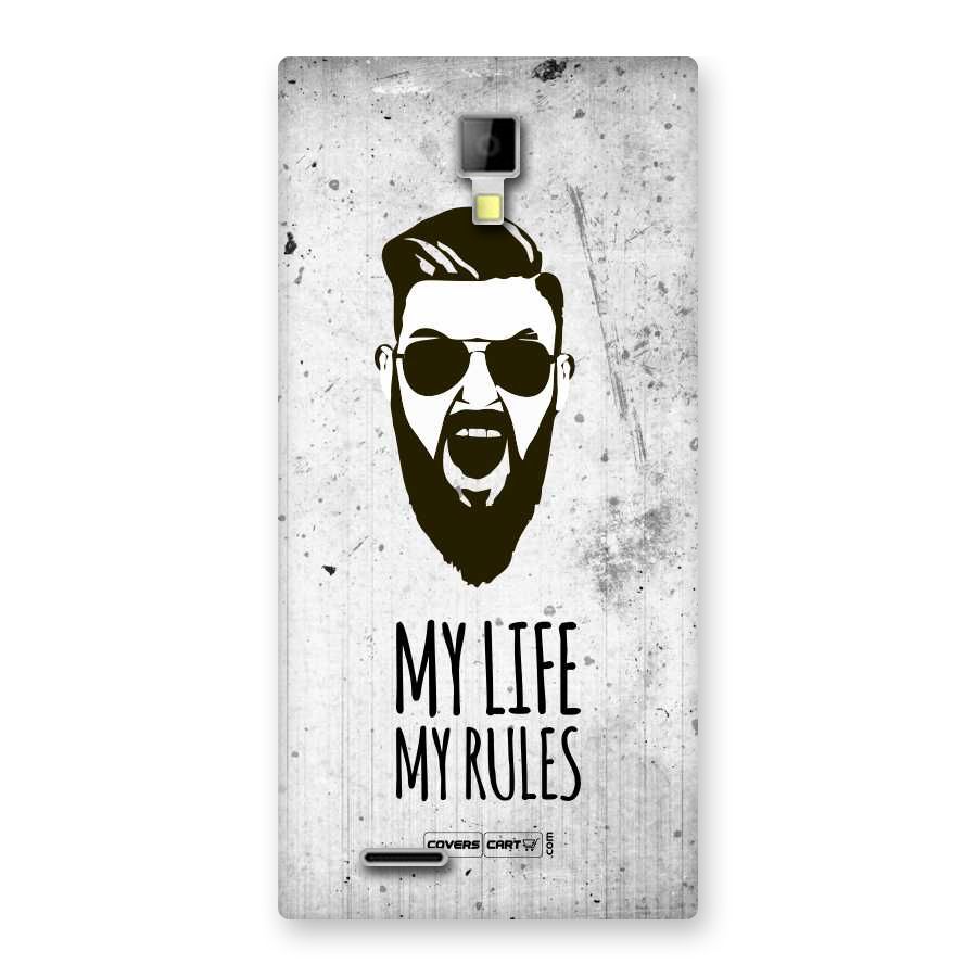 My Life My Rules Back Case for Micromax Canvas Xpress A99
