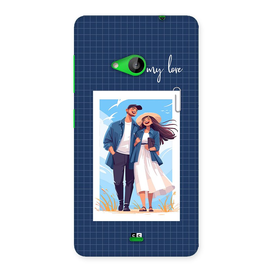 My Love Back Case for Lumia 535