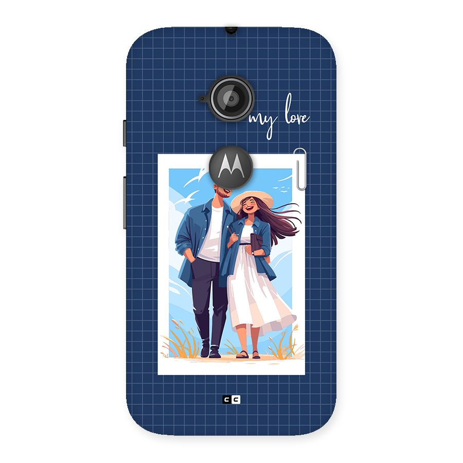 My Love Back Case for Moto E 2nd Gen