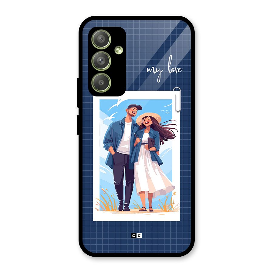 My Love Glass Back Case for Galaxy A54
