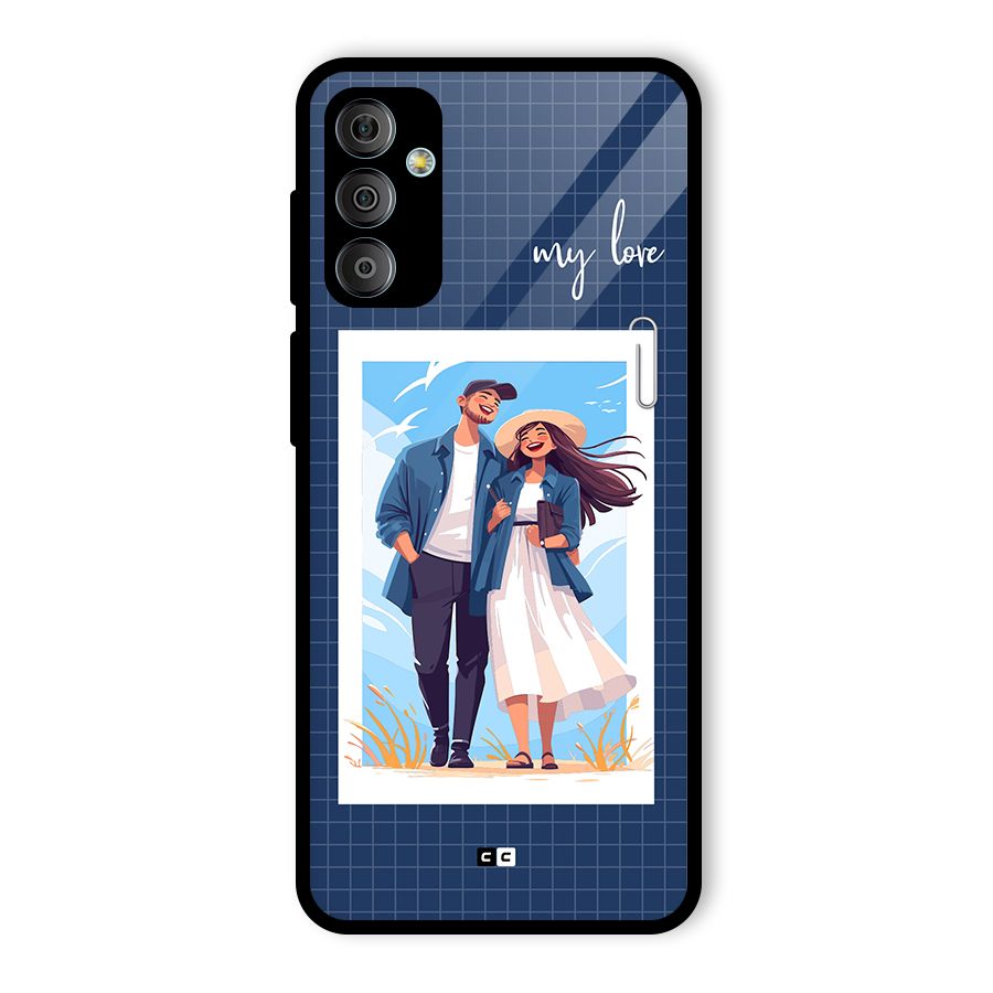 My Love Glass Back Case for Galaxy F23