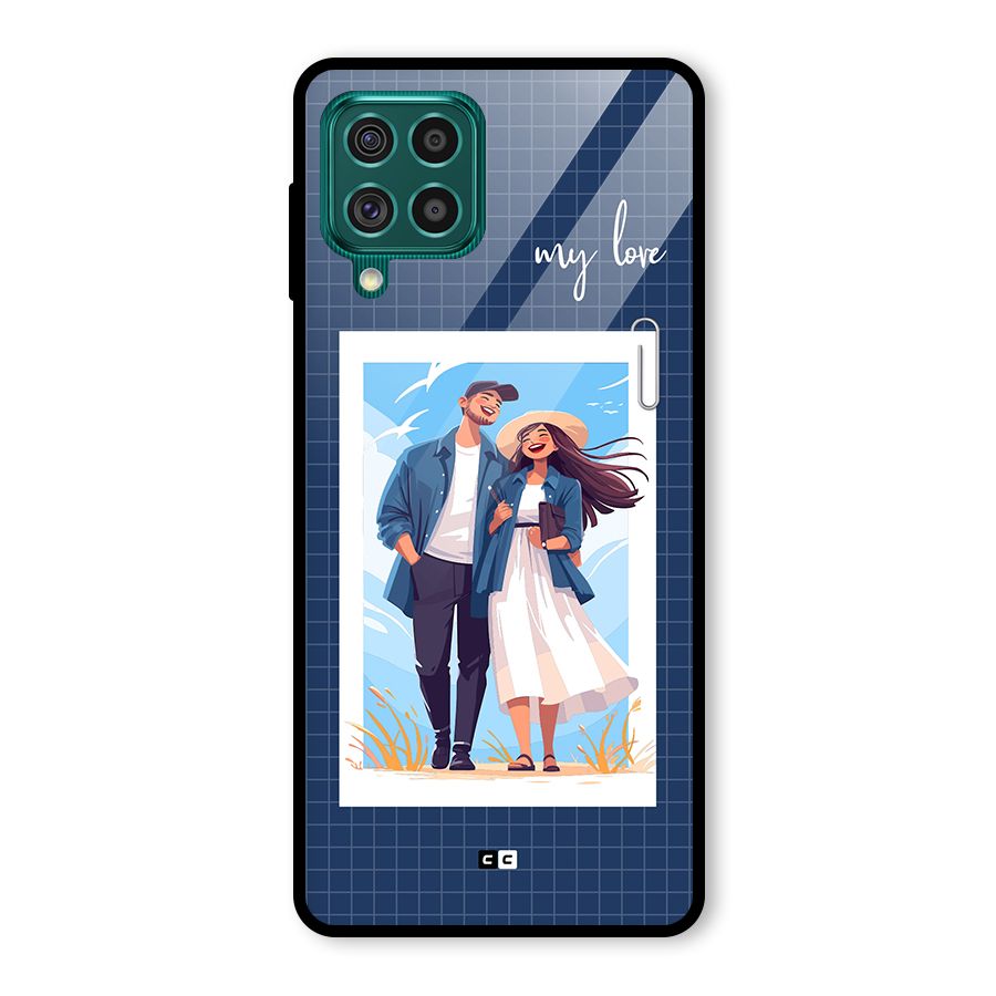 My Love Glass Back Case for Galaxy F62