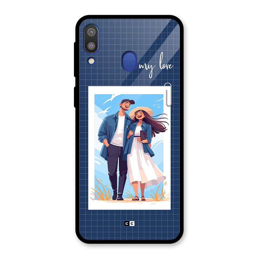 My Love Glass Back Case for Galaxy M20