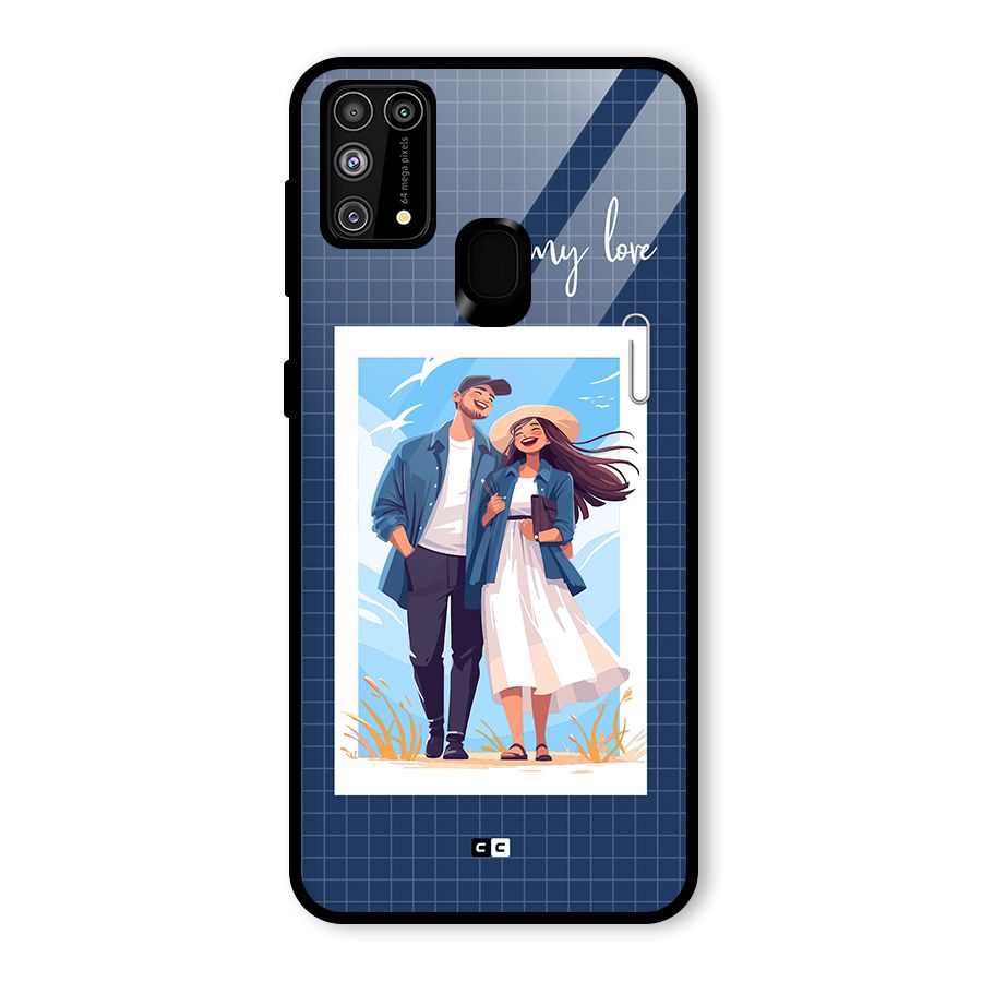 My Love Glass Back Case for Galaxy M31