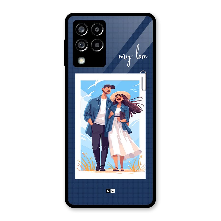 My Love Glass Back Case for Galaxy M53 5G