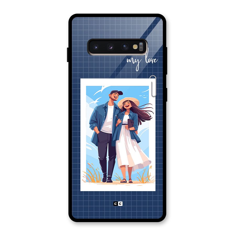 My Love Glass Back Case for Galaxy S10 Plus