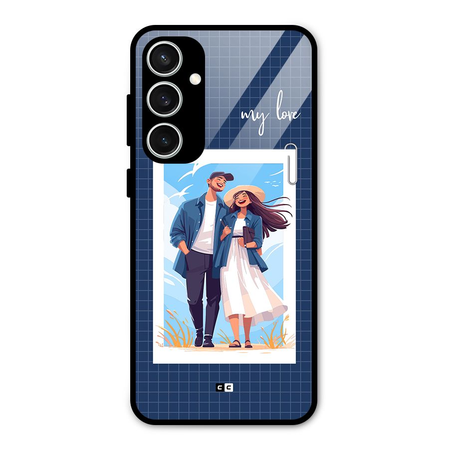 My Love Glass Back Case for Galaxy S23 FE
