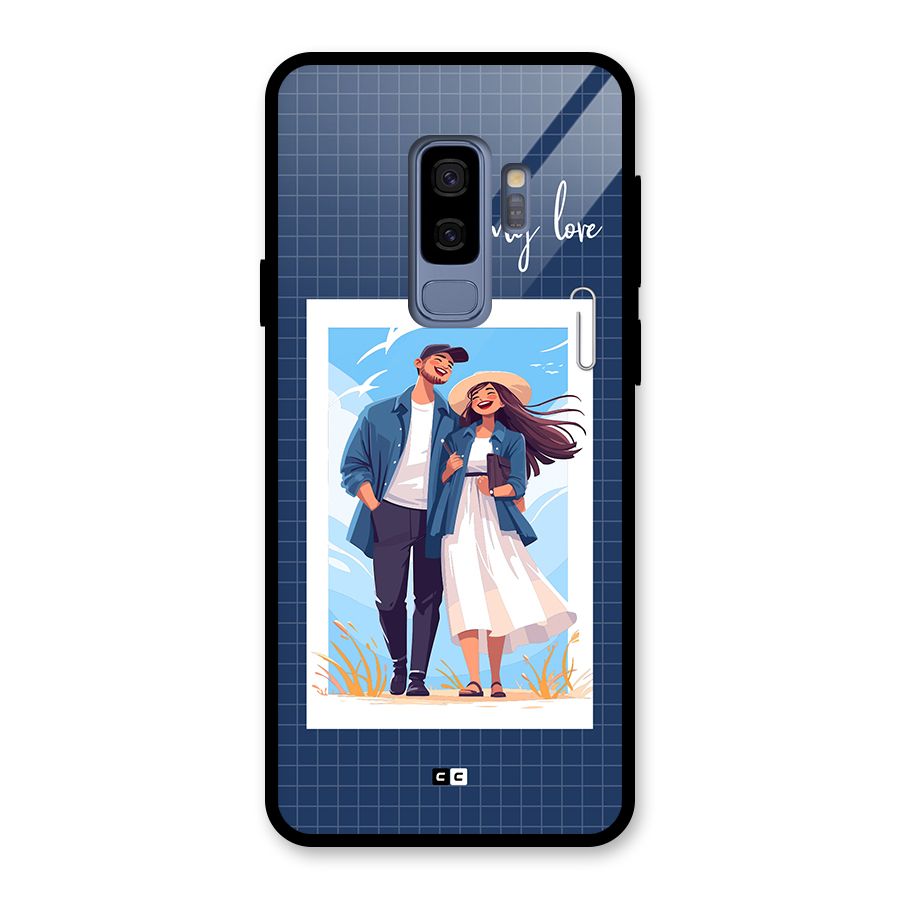 My Love Glass Back Case for Galaxy S9 Plus