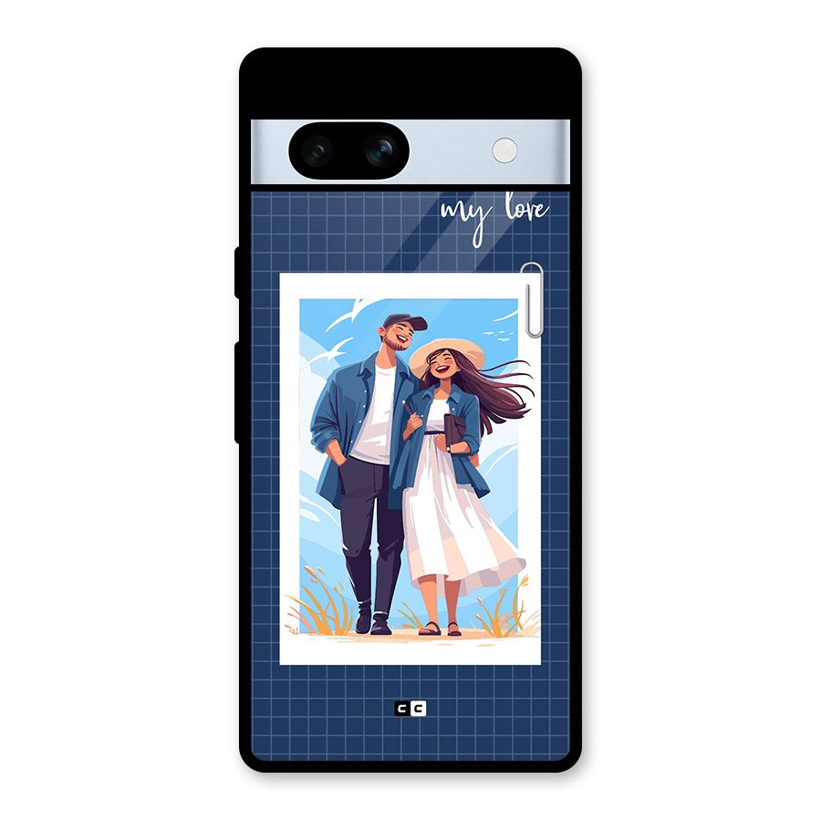 My Love Glass Back Case for Google Pixel 7a
