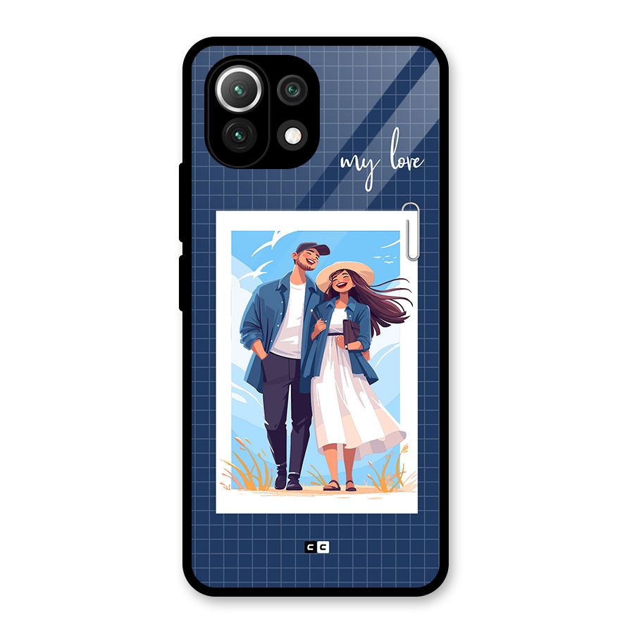 My Love Glass Back Case for Mi 11 Lite