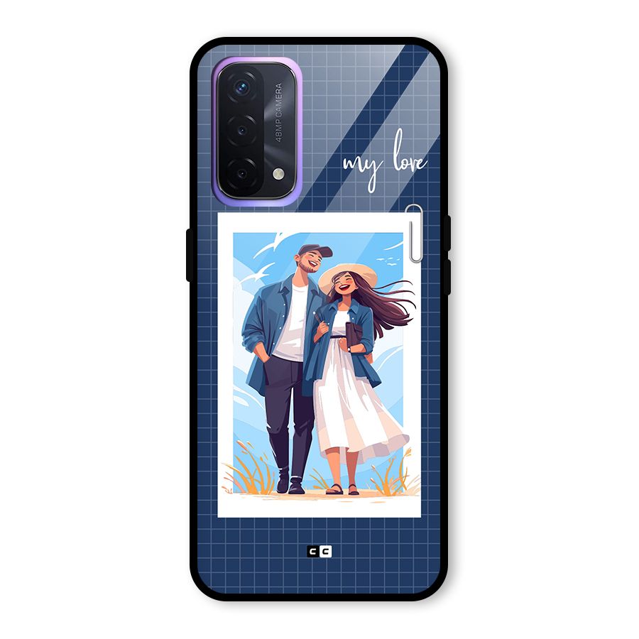 My Love Glass Back Case for Oppo A74 5G