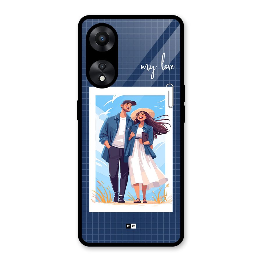 My Love Glass Back Case for Oppo A78