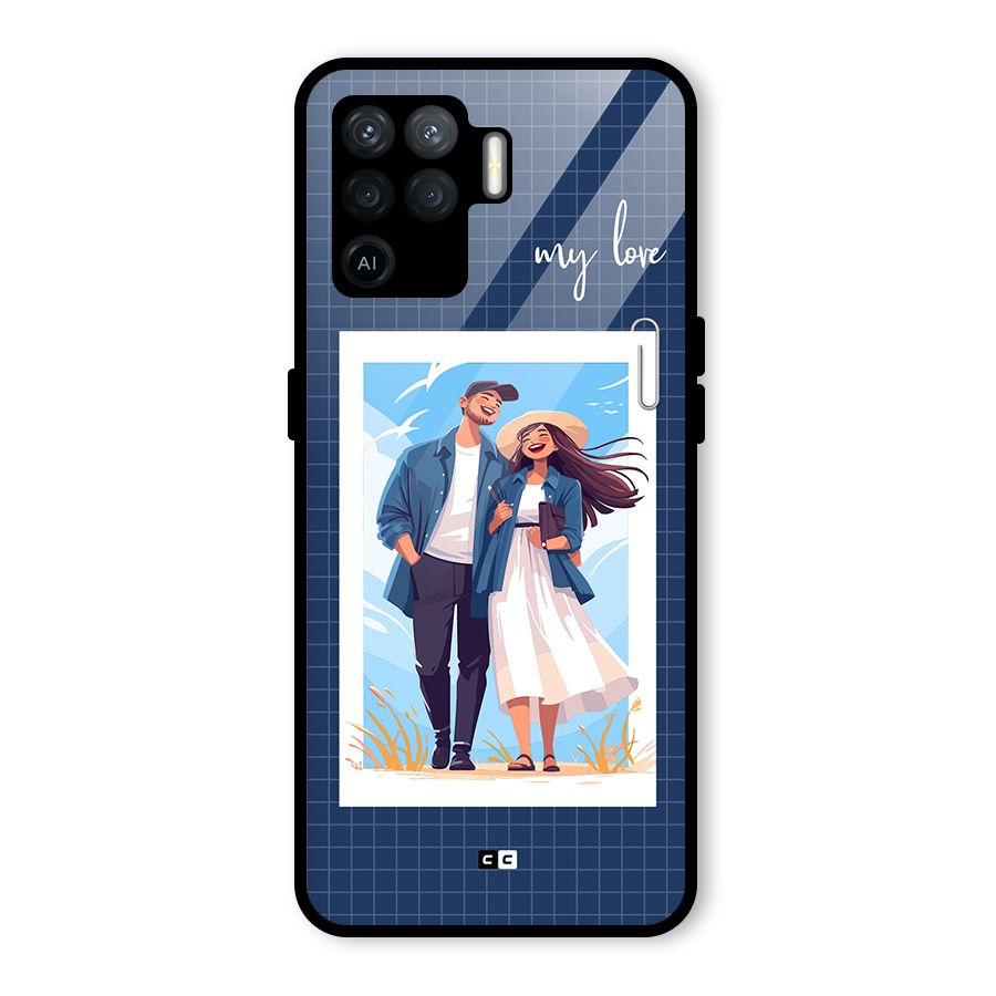 My Love Glass Back Case for Oppo F19 Pro