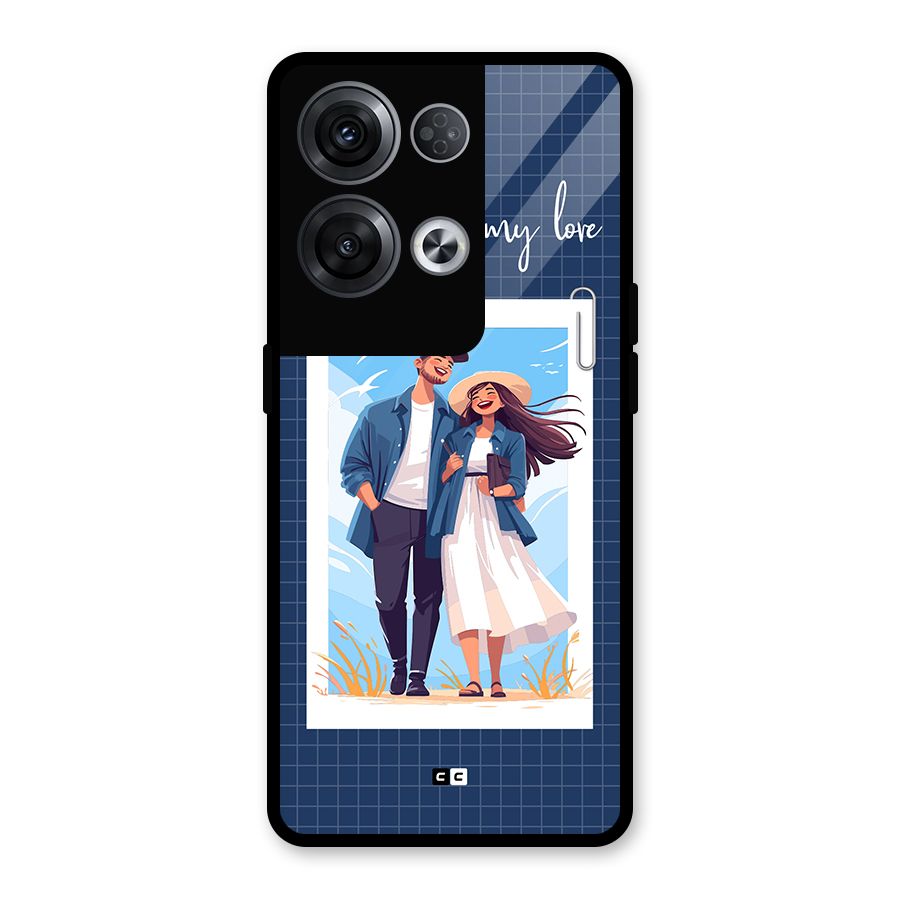 My Love Glass Back Case for Oppo Reno8 Pro 5G