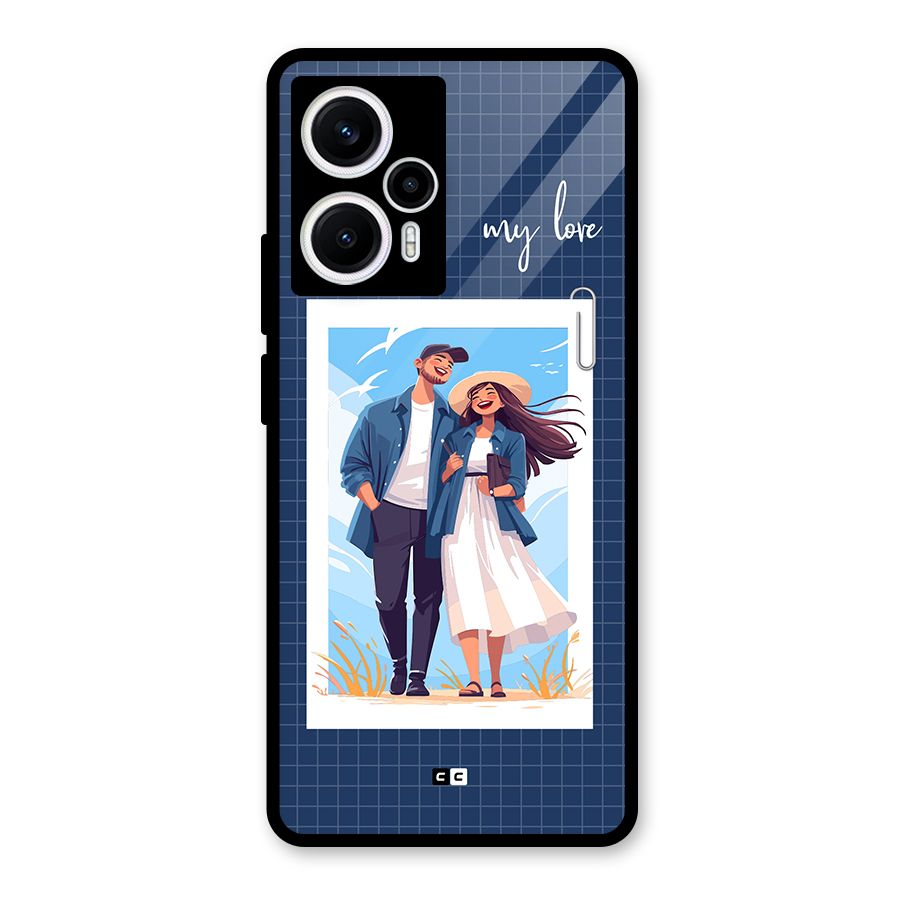 My Love Glass Back Case for Poco F5