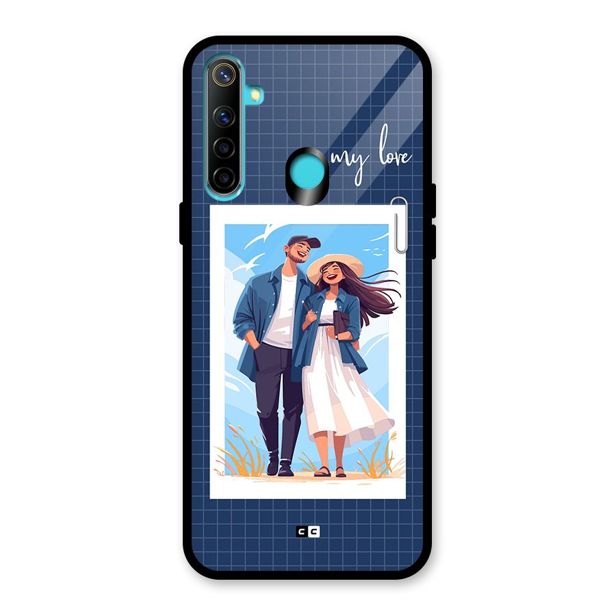 My Love Glass Back Case for Realme 5i