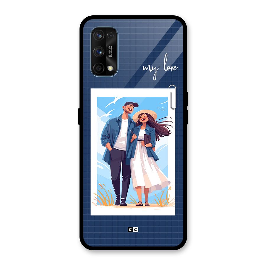 My Love Glass Back Case for Realme 7 Pro