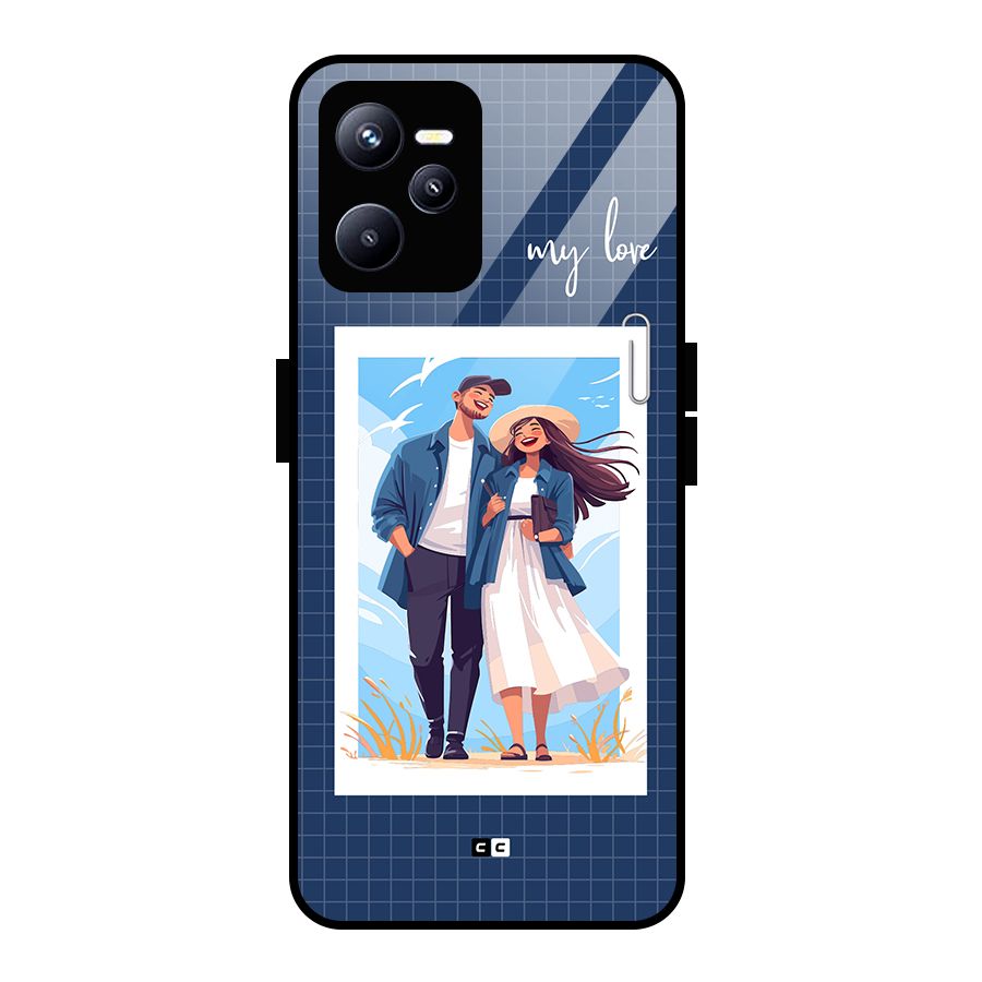 My Love Glass Back Case for Realme C35