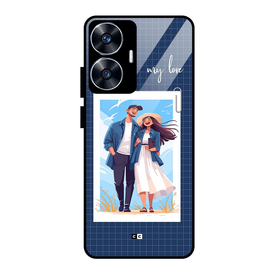 My Love Glass Back Case for Realme Narzo N55