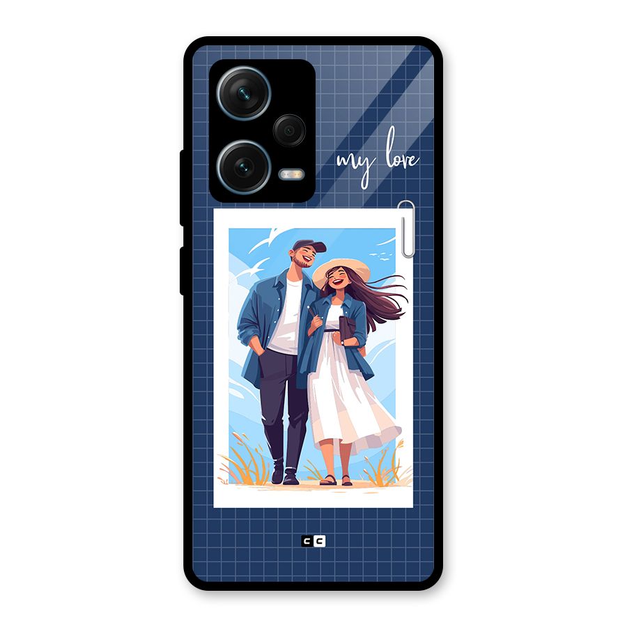 My Love Glass Back Case for Redmi Note 12 Pro Plus 5G