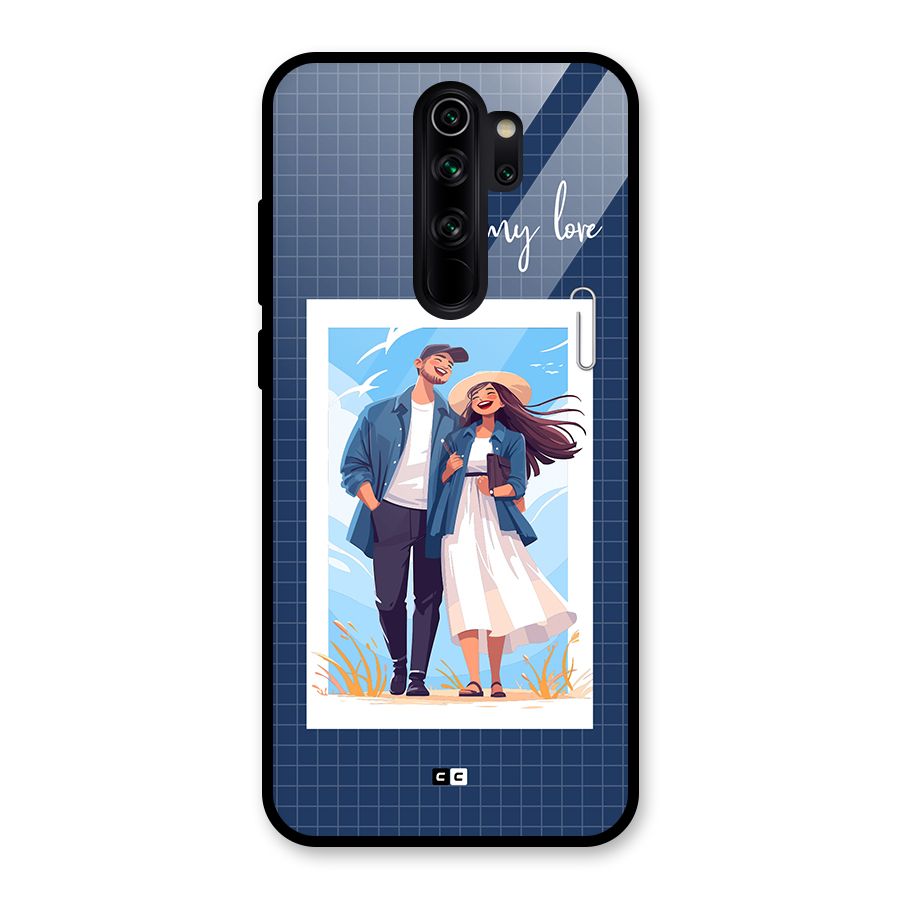 My Love Glass Back Case for Redmi Note 8 Pro