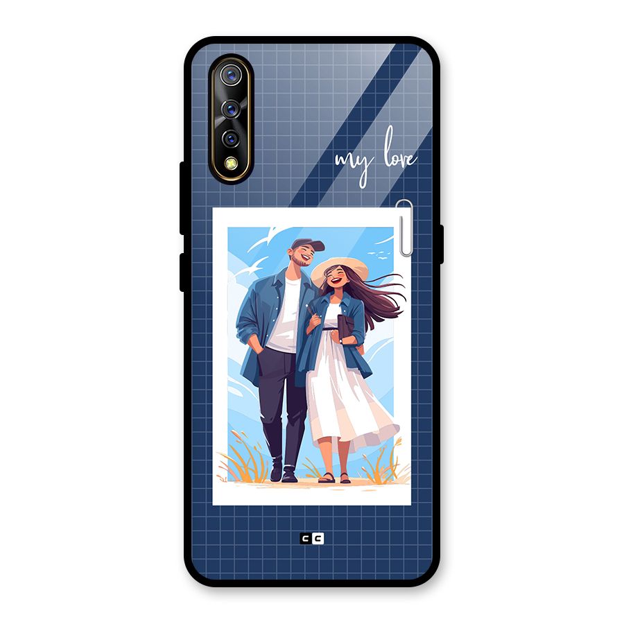 My Love Glass Back Case for Vivo S1
