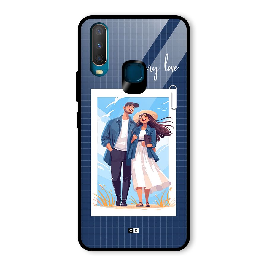 My Love Glass Back Case for Vivo U10