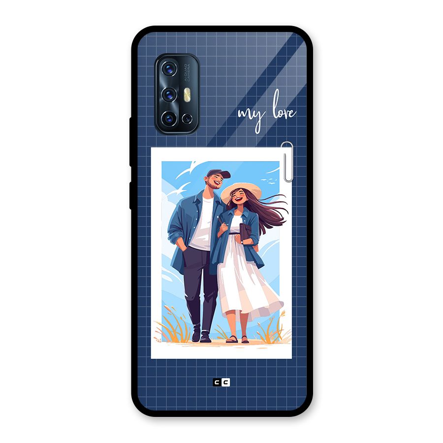 My Love Glass Back Case for Vivo V17