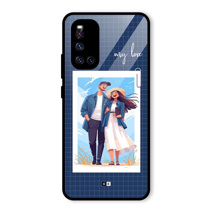 My Love Glass Back Case for Vivo V19