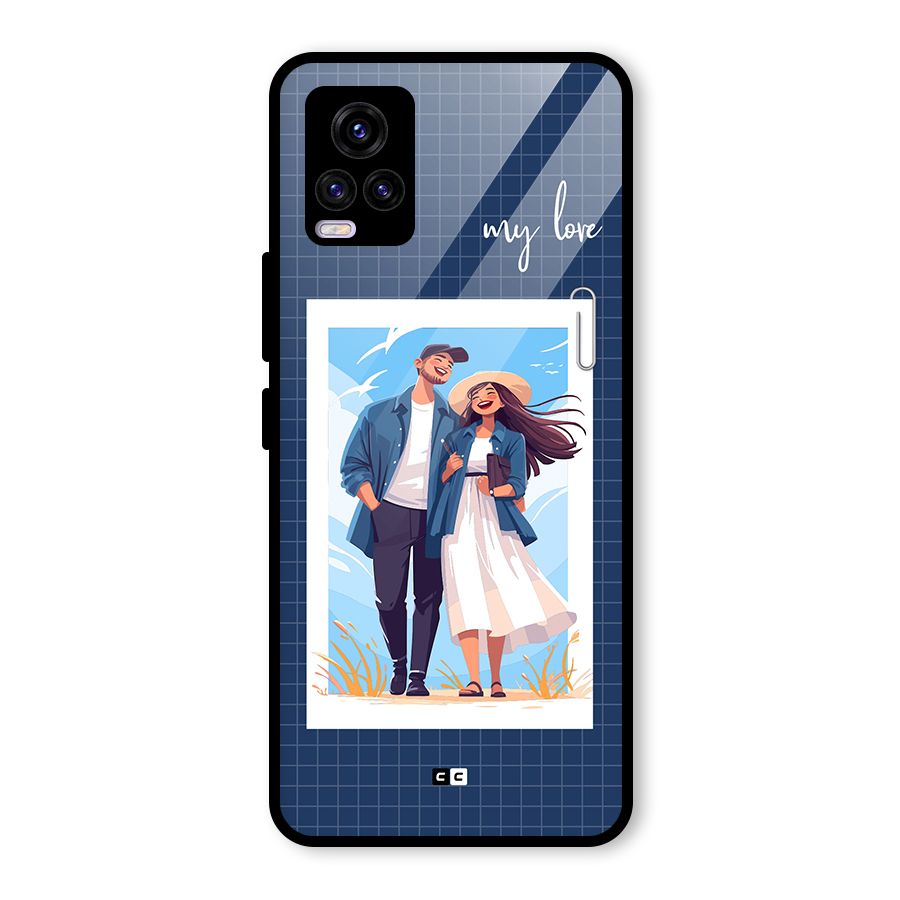 My Love Glass Back Case for Vivo V20 2021