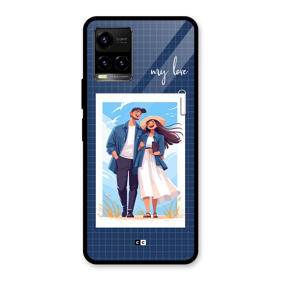 My Love Glass Back Case for Vivo Y21T