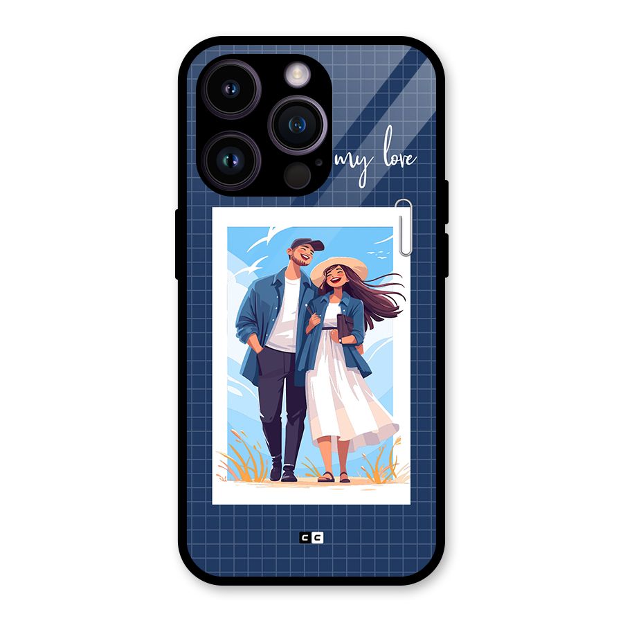 My Love Glass Back Case for iPhone 14 Pro