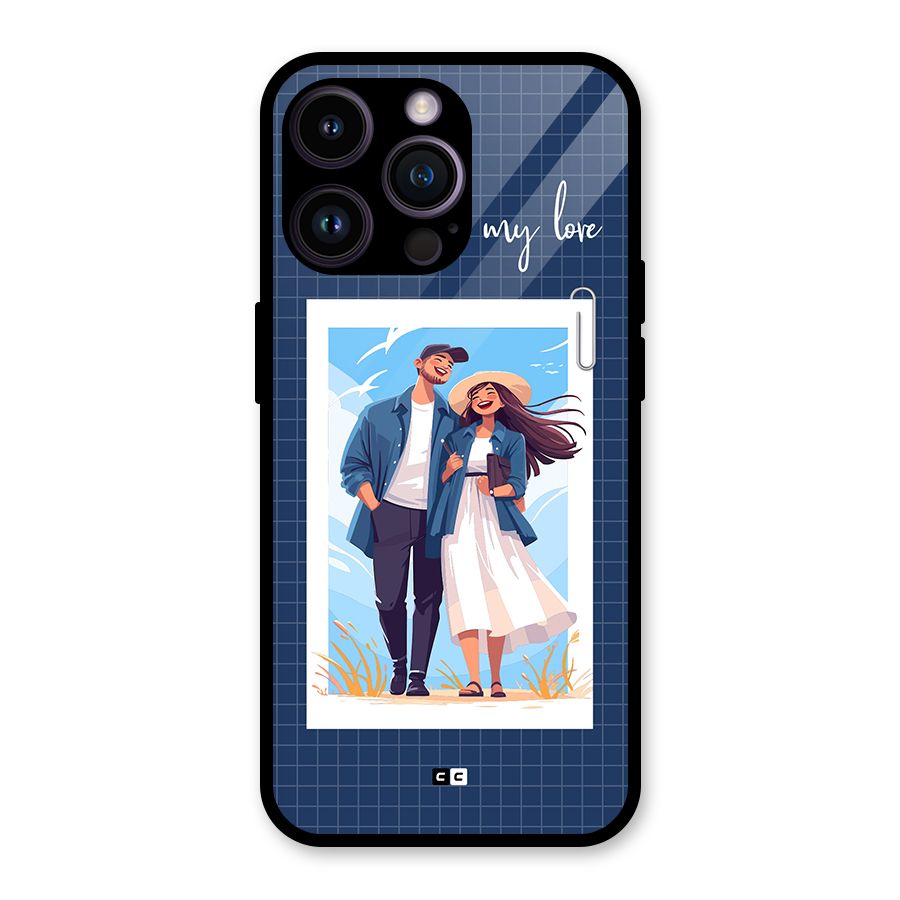 My Love Glass Back Case for iPhone 14 Pro Max