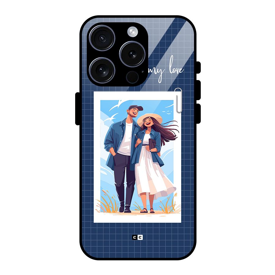 My Love Glass Back Case for iPhone 15 Pro