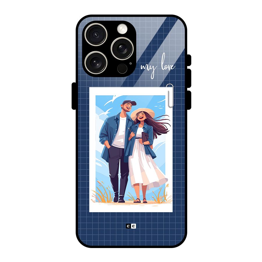 My Love Glass Back Case for iPhone 15 Pro Max