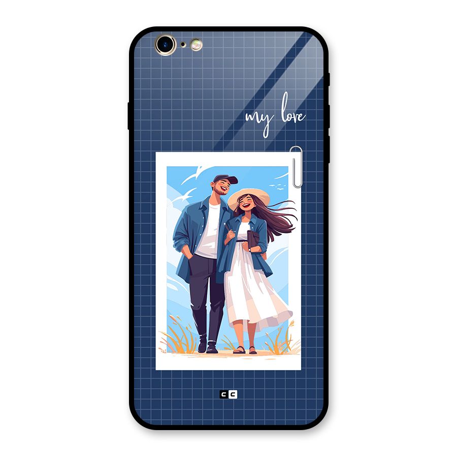 My Love Glass Back Case for iPhone 6 Plus 6S Plus