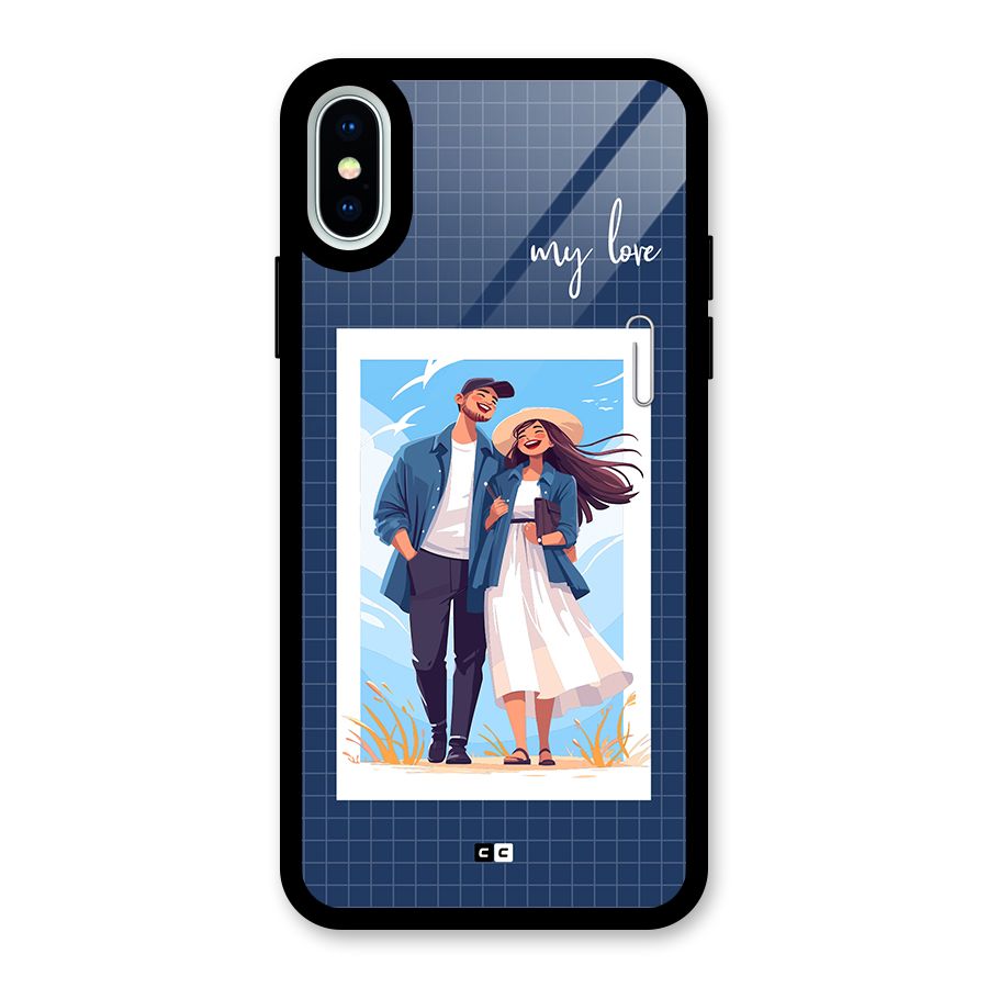 My Love Glass Back Case for iPhone XS