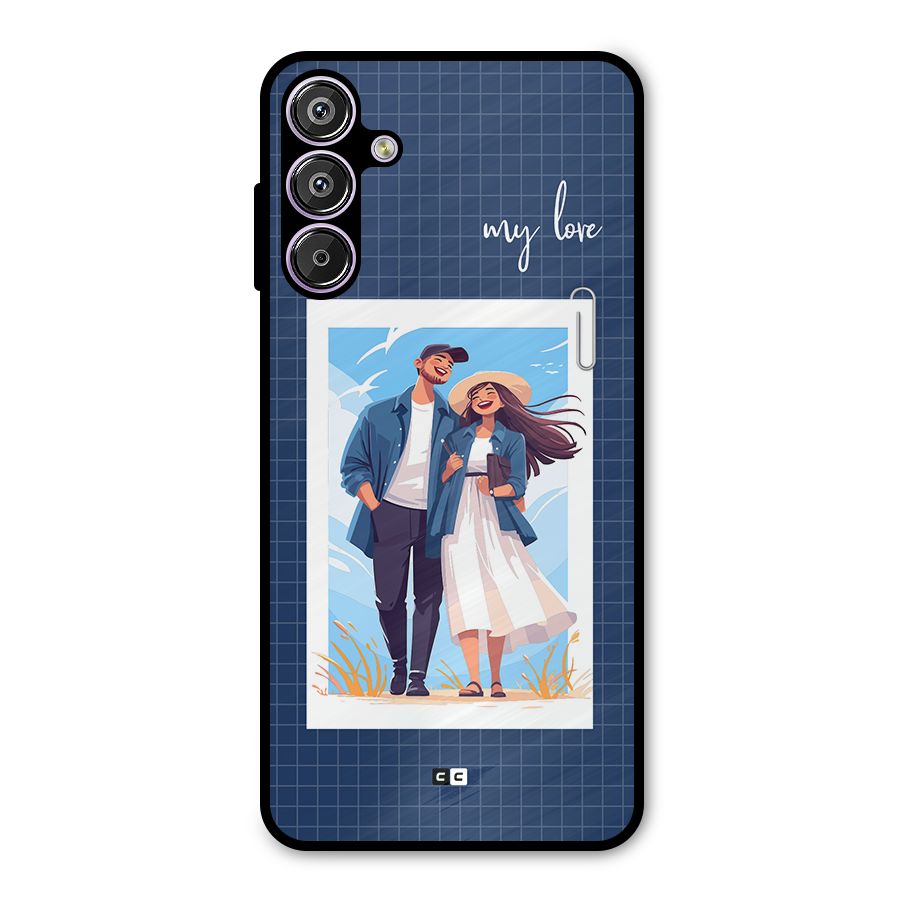 My Love Metal Back Case for Galaxy M15