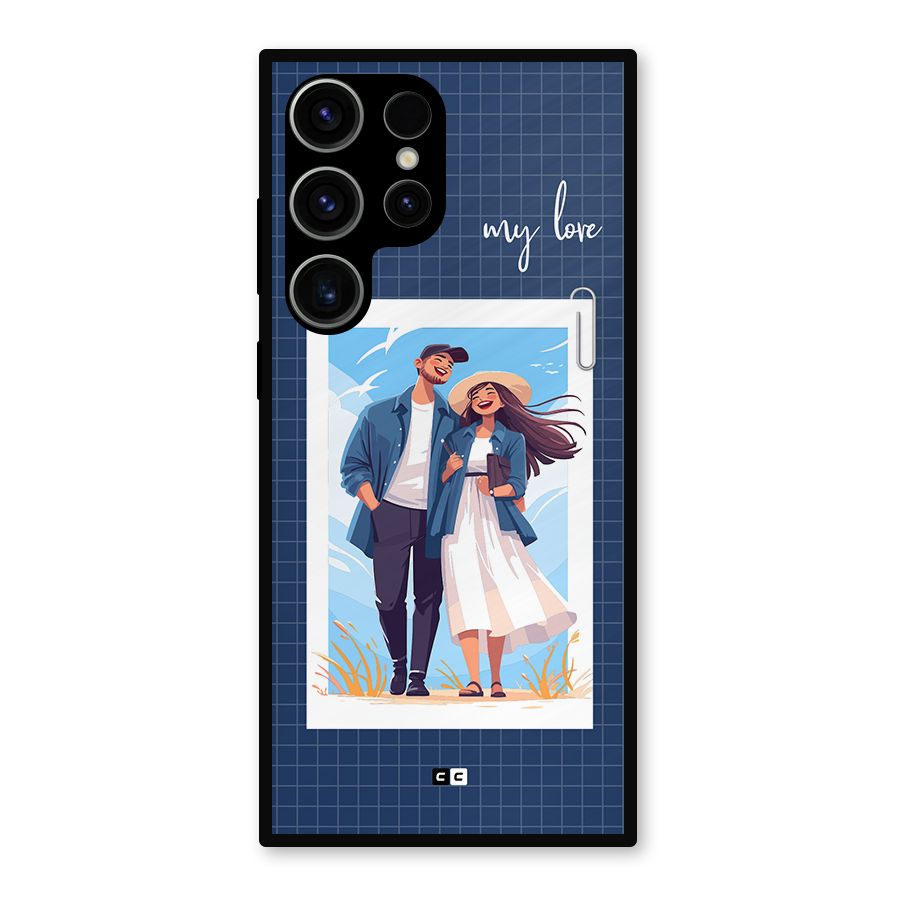 My Love Metal Back Case for Galaxy S23 Ultra