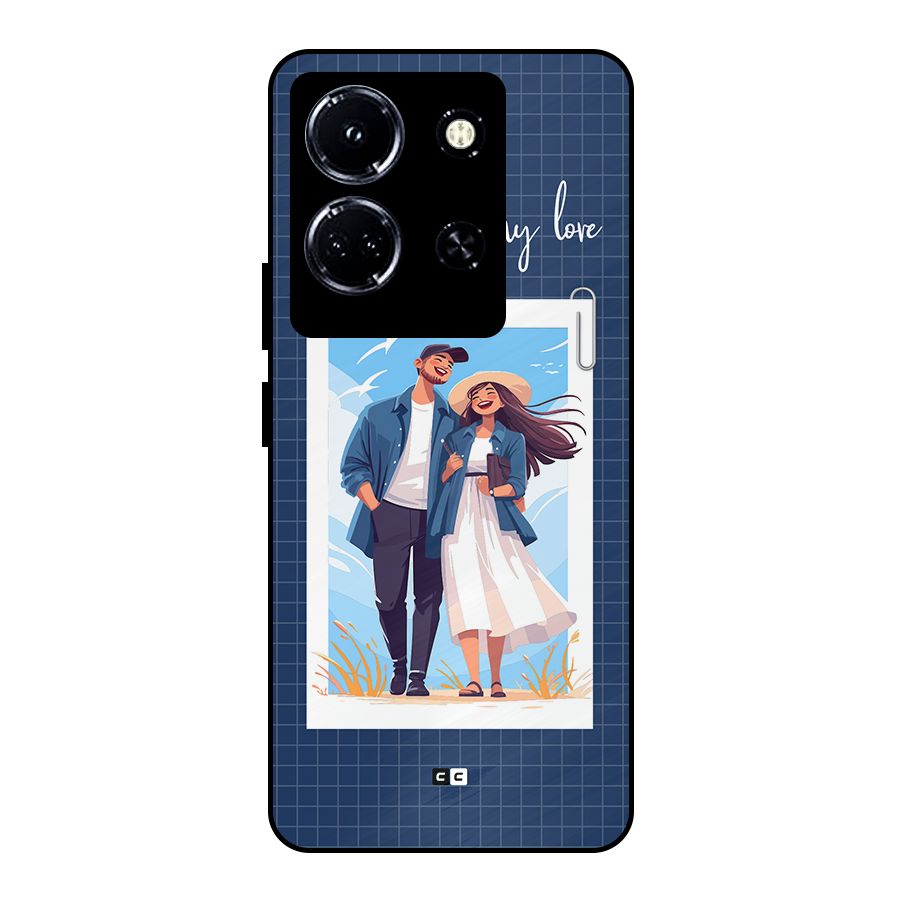 My Love Metal Back Case for Infinix Note 30 5G