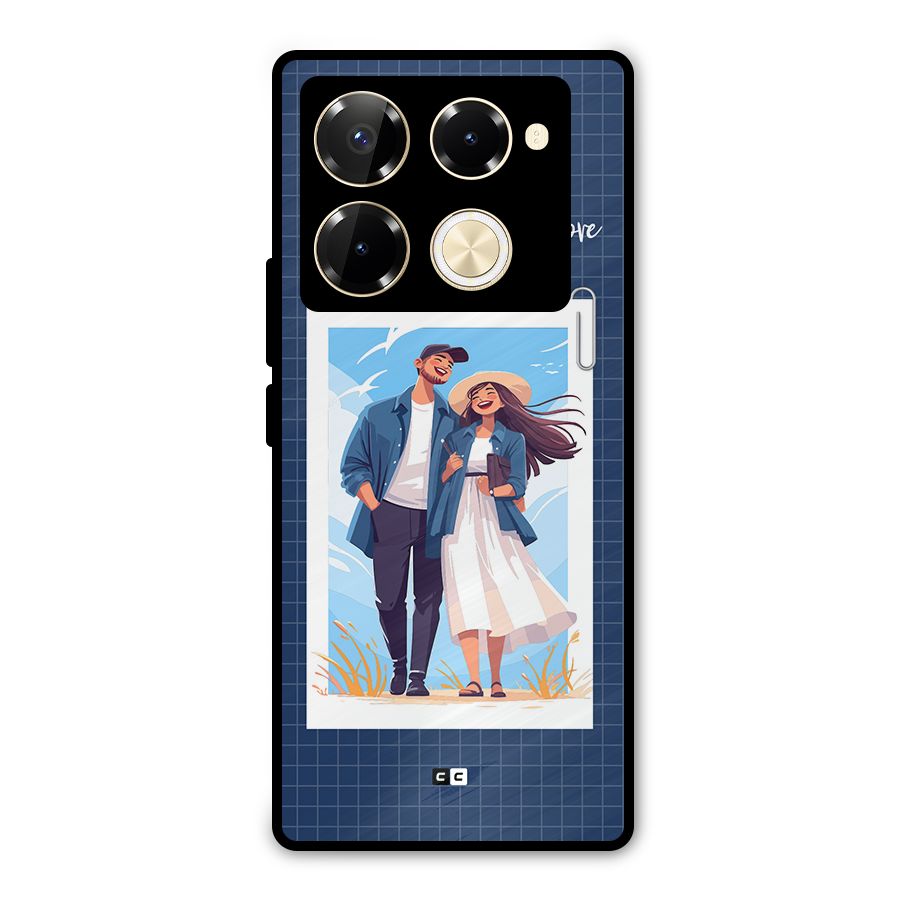 My Love Metal Back Case for Infinix Note 40 Pro Plus