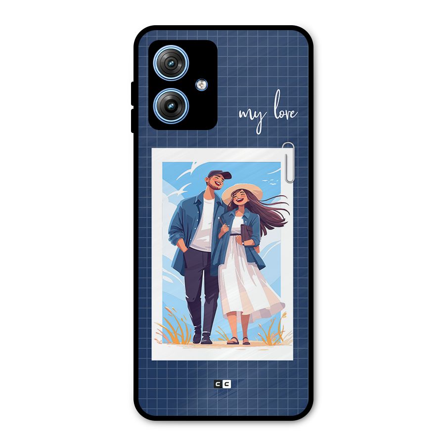 My Love Metal Back Case for Moto G54