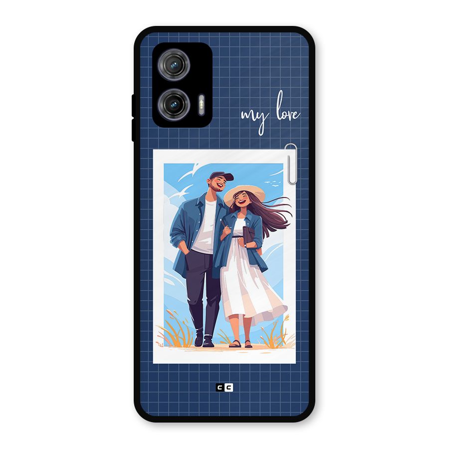 My Love Metal Back Case for Moto G73