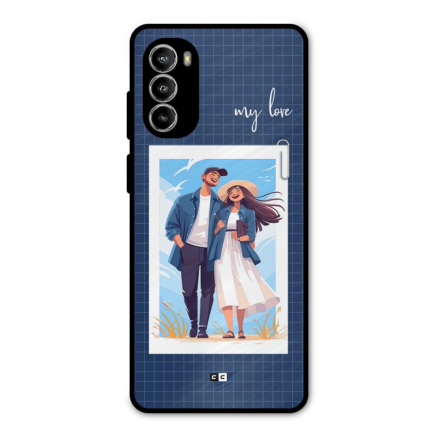 My Love Metal Back Case for Moto G82